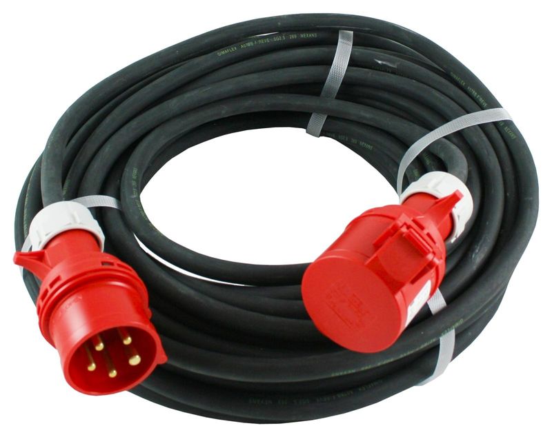 Amiga motorkabel 10 m 5x2,5 16A/400V