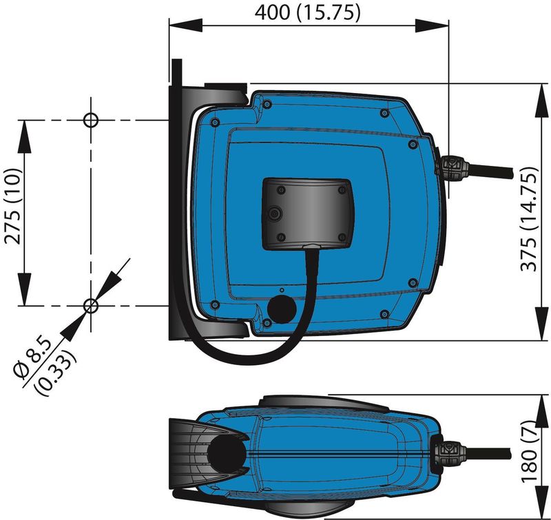 Nederman Kabelupprullare C30-17Meter (30700430)