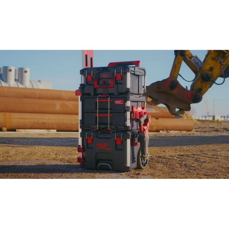 Milwaukee PACKOUT sidofäste 3 kroksskena