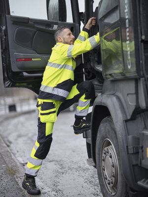 Jobman 2240 varsel hantverksbyxa med stretch C146