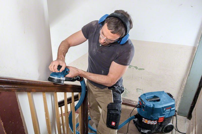 Bosch GET 55-125 Excenterslip 125mm 550W i L-BOXX