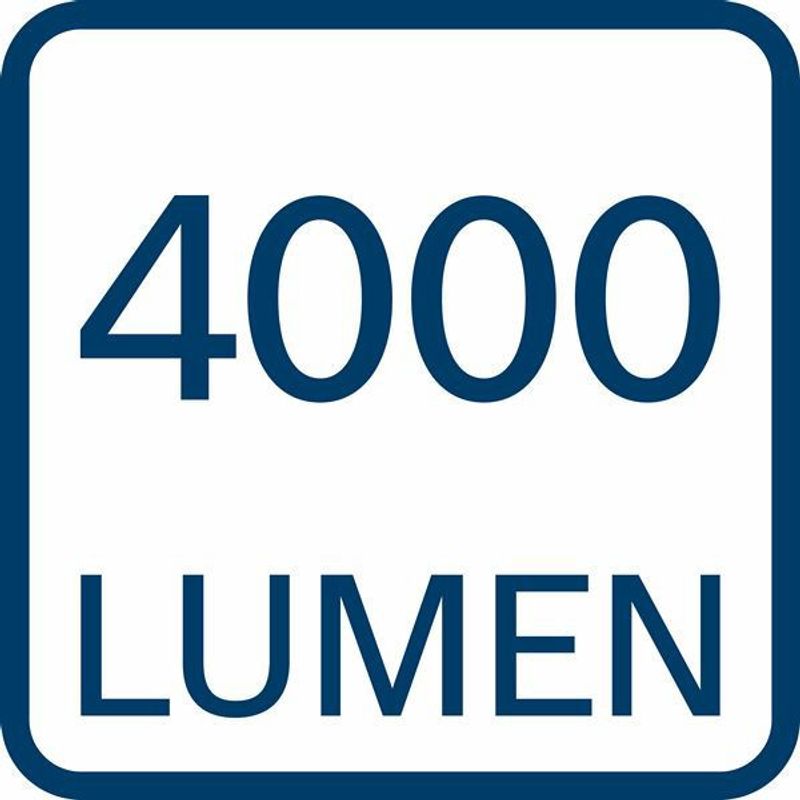 Bosch GLI 18V-4000 Arbetsbelysning Batteridriven 18V (Utan batterier)