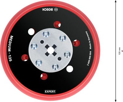 Bosch Expert Multihål stödrondell Universal 125mm Mjuk/Medium/Hård