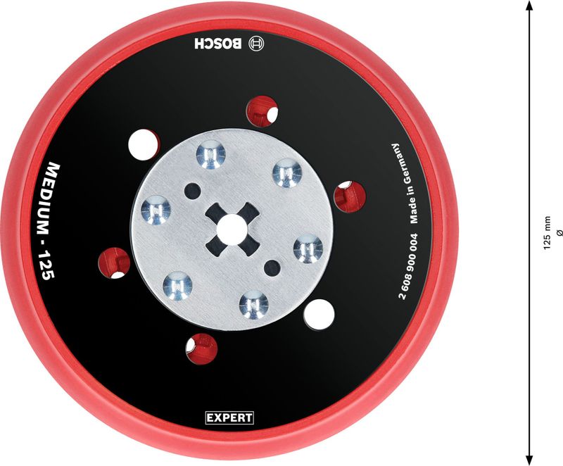 Bosch Expert Multihål stödrondell Universal 125mm Mjuk/Medium/Hård