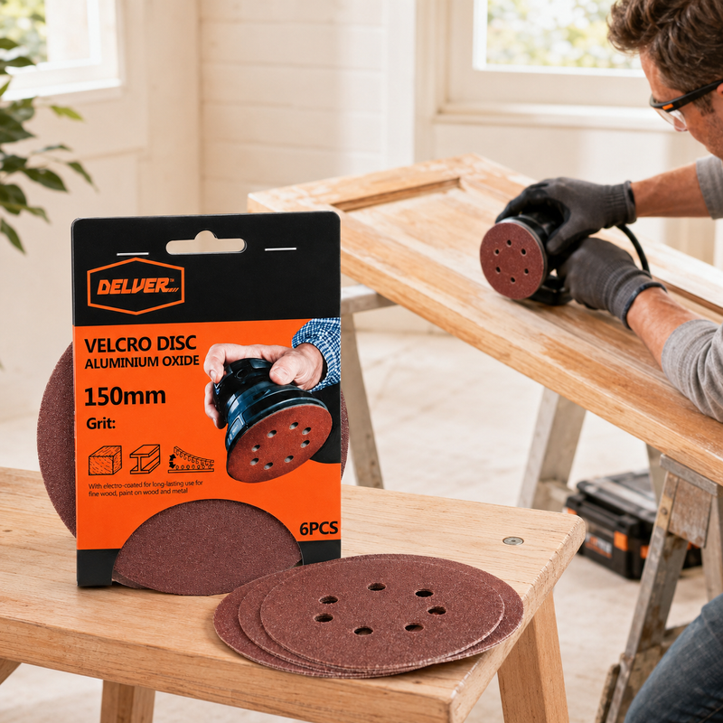 Delver Slippapper 150mm  6-P