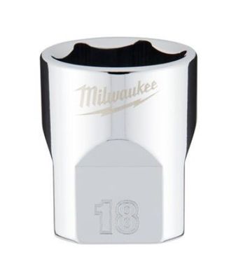 Milwaukee Hylsa 3/8" Kort 18mm