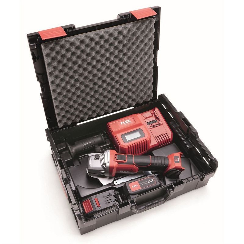 Flex Batterivinkelslip L125 18.0-EC Set