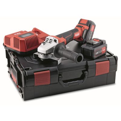 Flex Batterivinkelslip LBE125 18.0-EC 5.0/Set