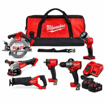 Milwaukee Powerpack M18 FPP6H3-502B Combokit 18V (2x5,0ah)