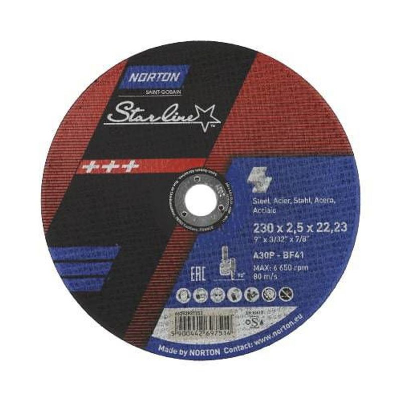 Norton Starline Kapskiva 230x1,9mm