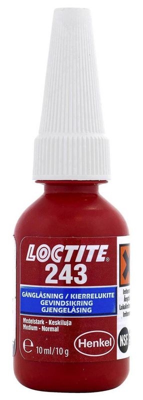 Loctite Gänglåsning Medel 243 (10ml)