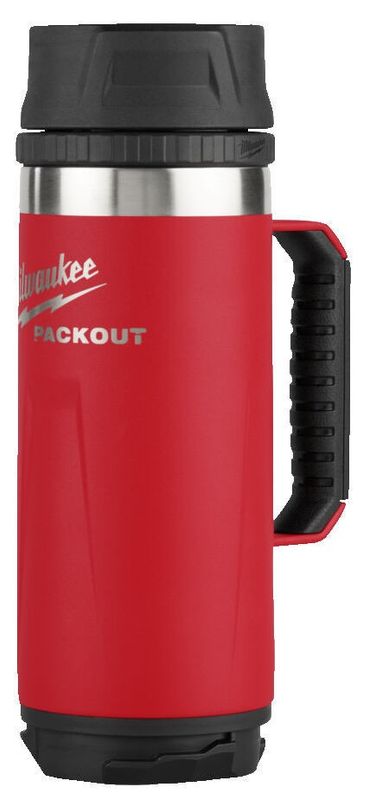 Milwaukee Termosmugg Packout 532ml Röd med handtag