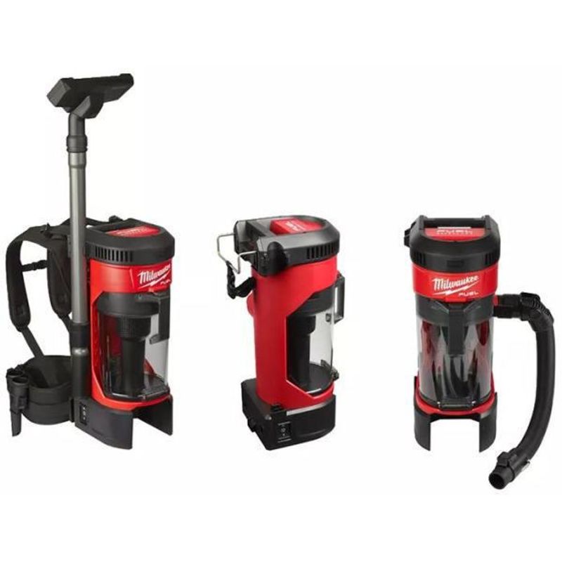 Milwaukee M18 FBPV-0 Ryggburen Dammsugare 18V FUEL (Utan batterier)