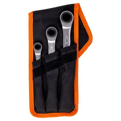 Bahco S4RM/3T spärringnyckelsats i väska