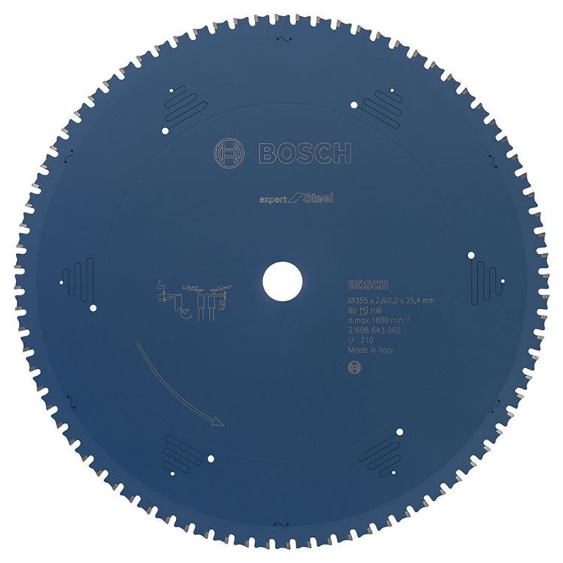 Bosch Sågklinga 355x25,4MM 80T EXPERT STEEL