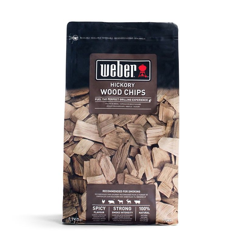 Weber Rökflis Chips med Hickorysmak (0,7kg)