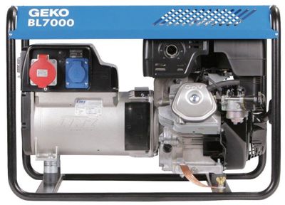 GEKO BL7000 Bensindrivet Elverk 1-fas/3-fas