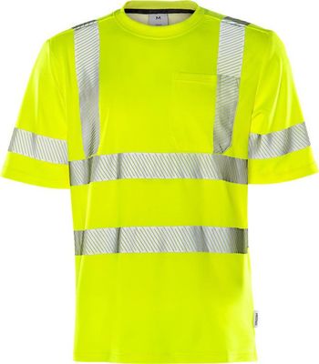 Fristads Varsel T-shirt 7407 THV, klass 3 Varsel Gul