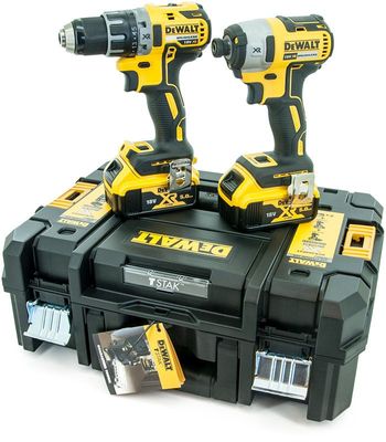 DeWalt DCK268P2T Combokit 18V XR DCD791+DCF887 (2x5,0ah)
