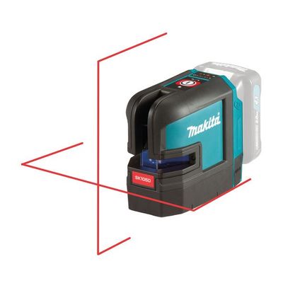 Makita SK105DZ Krysslaser Röd 12V (utan batterier)