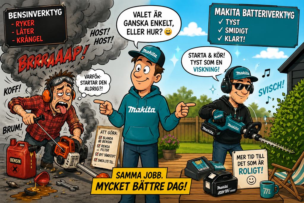 Makita 18V kampanj – få batteri på köpet