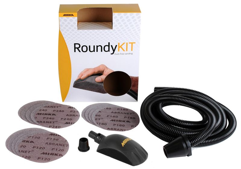 Mirka Roundy Kit Handslipning 150 mm med Abranet-rondeller