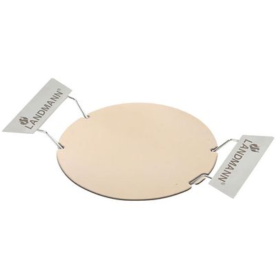 Landmann Modulus pizzasten Ø30,5 cm cordierite med hållare