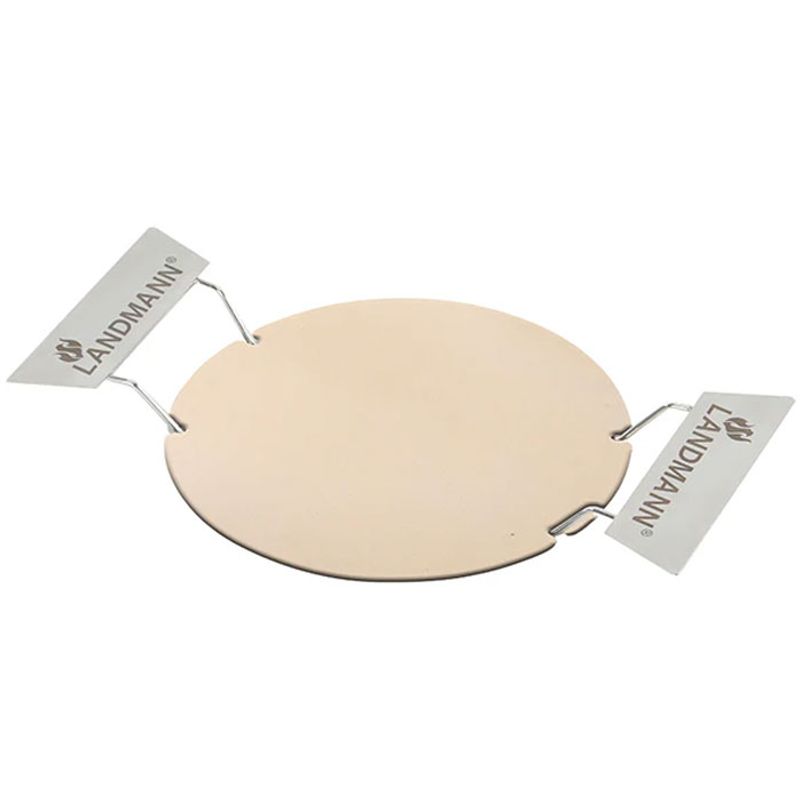 Landmann Modulus pizzasten Ø30,5 cm cordierite med hållare