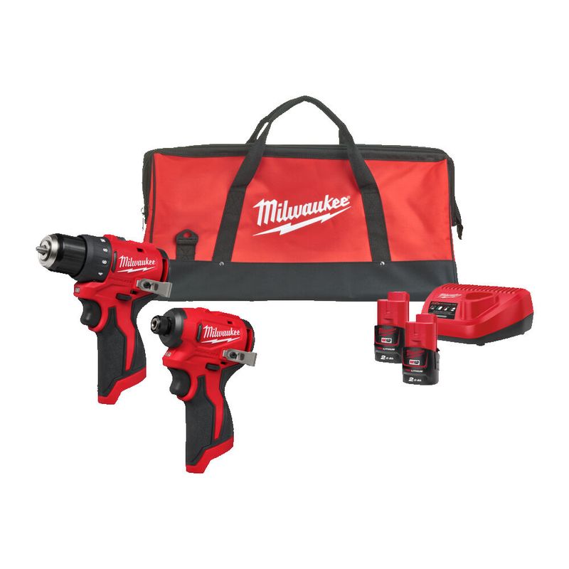 Milwaukee M12 BLPP2D-202B Combokit 12V (2x2,0ah)