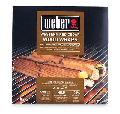 Weber Rökplattor av Cederträ (8st)