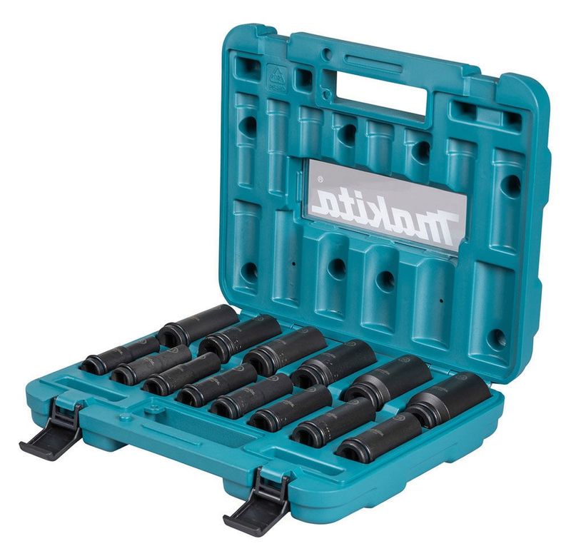 Makita E-16586 Krafthylsa set 1/2" 14-delar