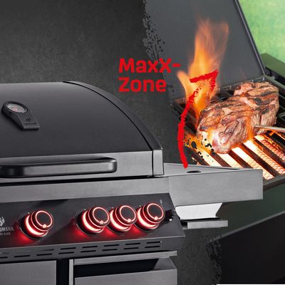 Landmann Cool Black MaxX 4.1 Gasolgrill 4-Brännare Svart