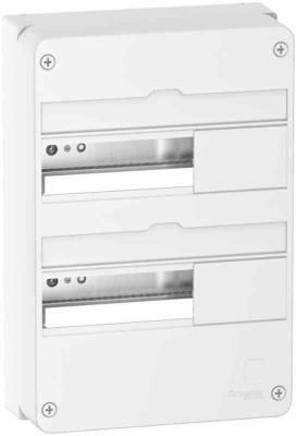 Schneider Electric Normkapsling Resi9, 2x13 moduler, IP30, utanpåliggande