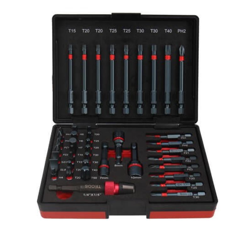 Tecos T-B042R Impact Bitsset 42-delar