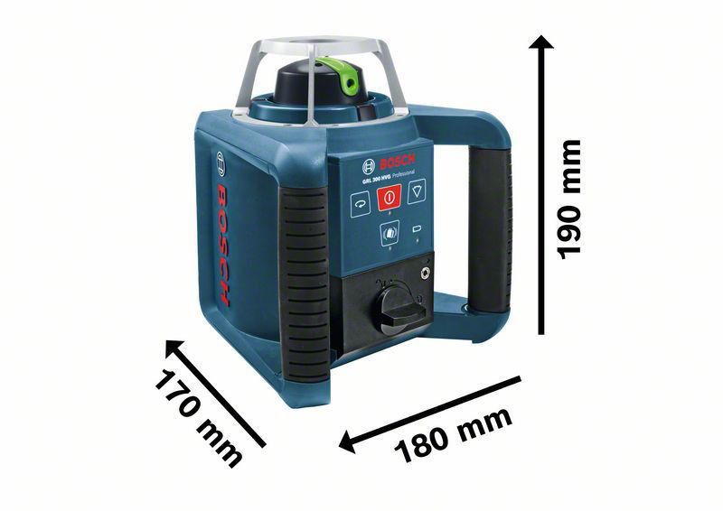 Bosch GRL 300 HVG Rotationslaser M/LR1/WM4/RC1 Grön