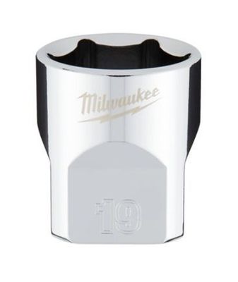 Milwaukee Hylsa 3/8" Kort 19mm