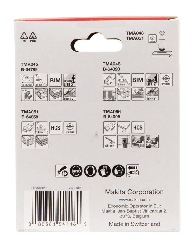 Makita B-67505 Multibladset STARLOCK-LONGLIFE