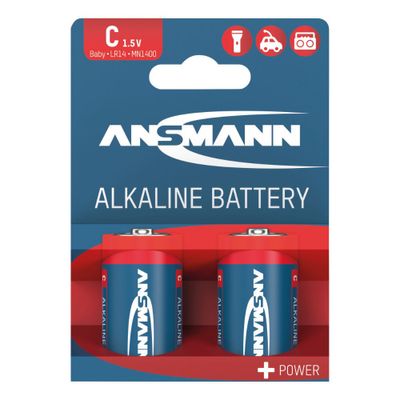 Ansmann C/LR14 Batteripaket 1,5V 2st