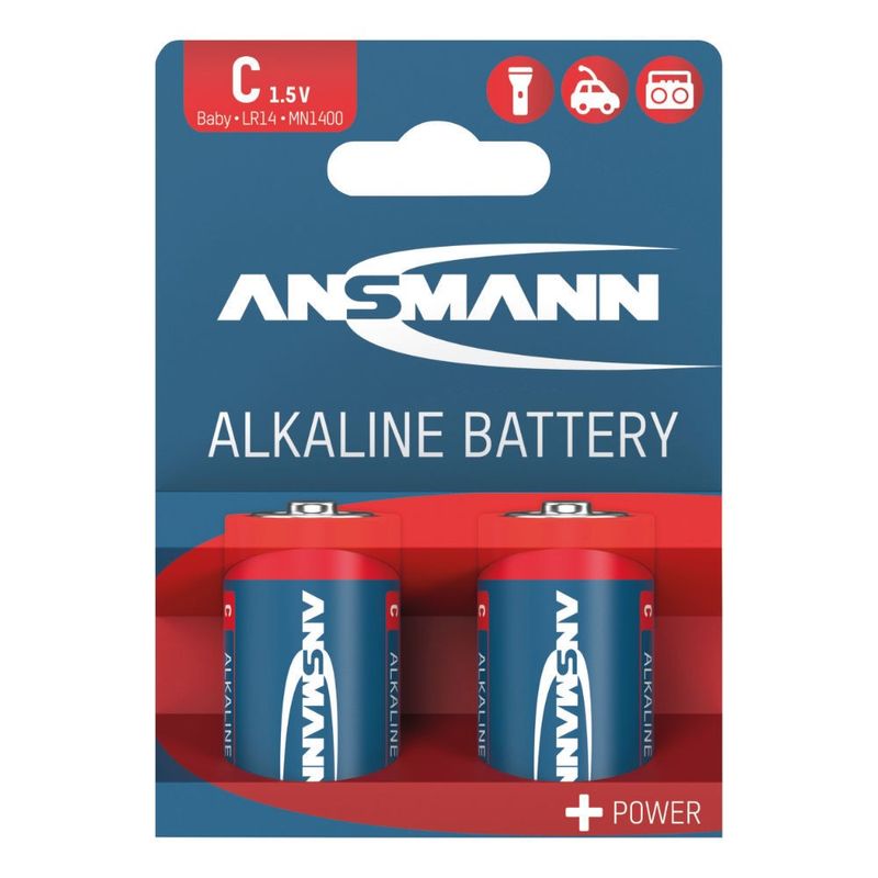 Ansmann C/LR14 Batteripaket 1,5V 2st
