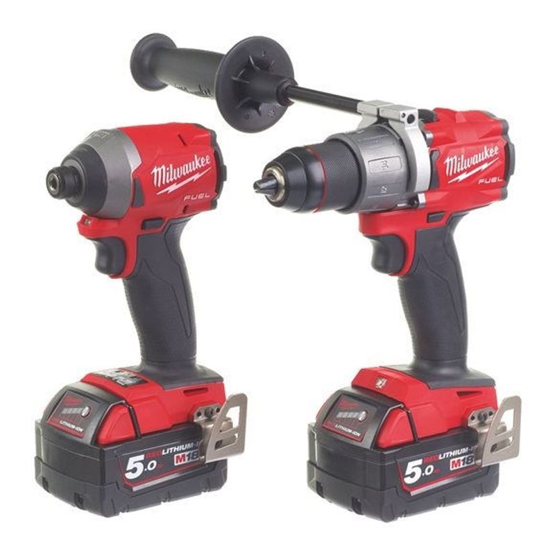 Milwaukee M18 FPP2A2-502X Verktygspaket 18V FUEL (2x5,0ah)