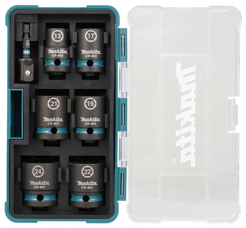 Makita E-16592 Krafthylssats Impact BLACK 7-delar
