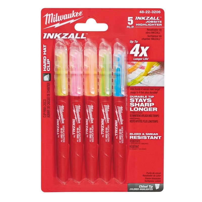 Milwaukee 48223206 Överstrykningspenna Färgade 5-P