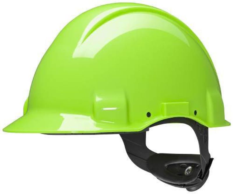 Skyddshjälm 3M G3001 Med UV-indikator Hi-Viz