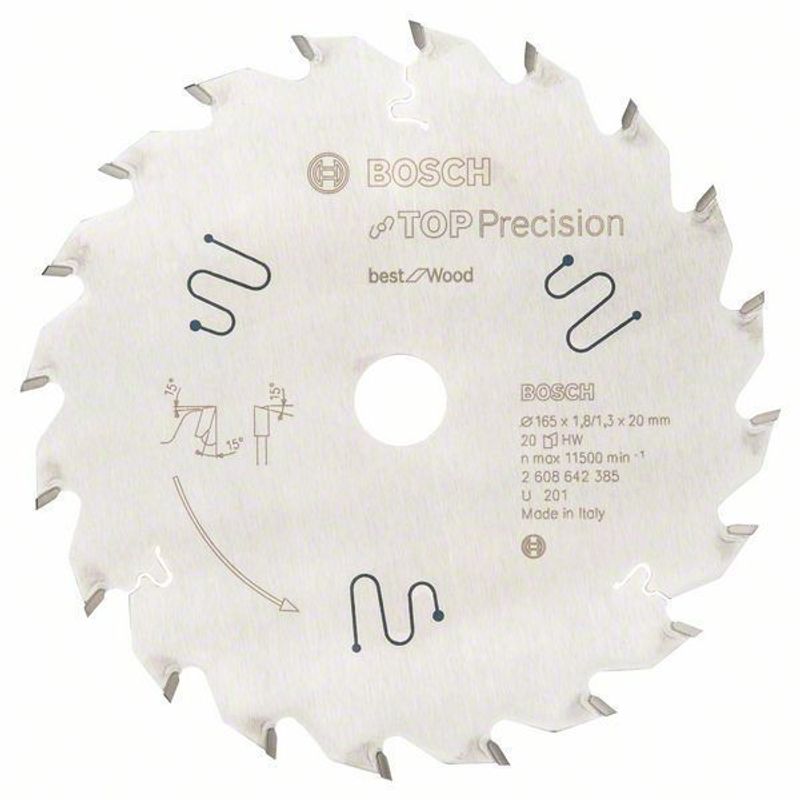 Bosch Sågklinga 165mm 20T (Grovarbeten)