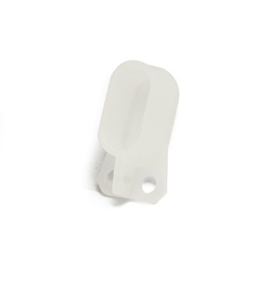 Habo Ändstopp 3115-5 Plast Vit SB