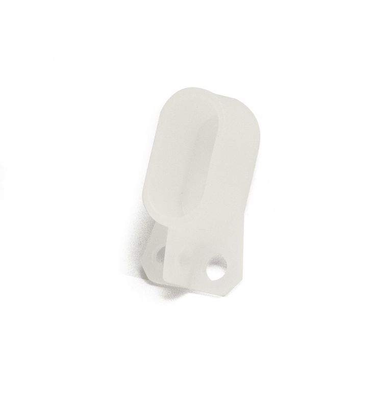 Habo Ändstopp 3115-5 Plast Vit SB