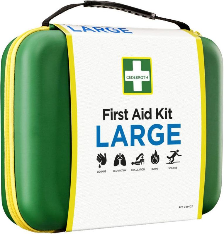 Cederroth Första Hjälpen Kit 390102 Large - Robust och Omfattande Första Hjälpen-Väska