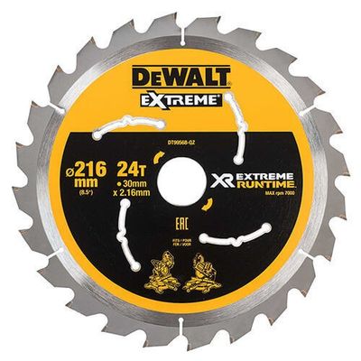 DeWalt DT99568 Sågklinga XR 216mm 24T (Universal)
