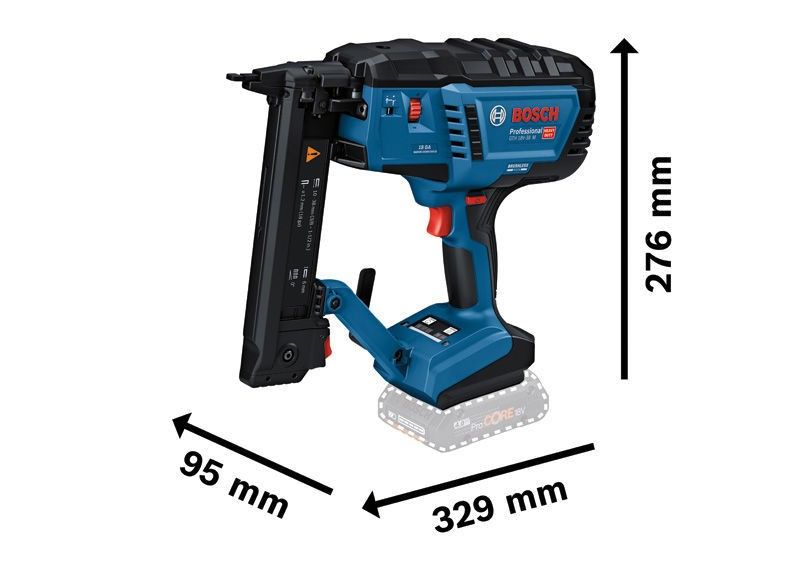 Bosch GTH 18V-38 M Klammerpistol 18V  L-BOXX (utan batterier)