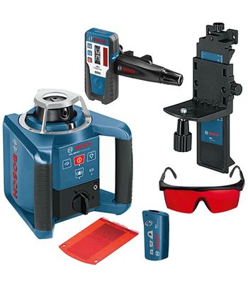 Bosch GRL 300 HV Rotationslaser med mottagare, fjärrkontroll & hållare